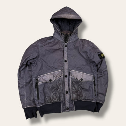 Stone island mussola gommata jacket purple - Large