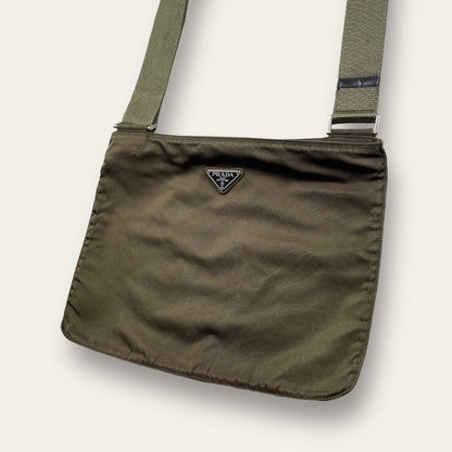 Prada shoulder bag khaki