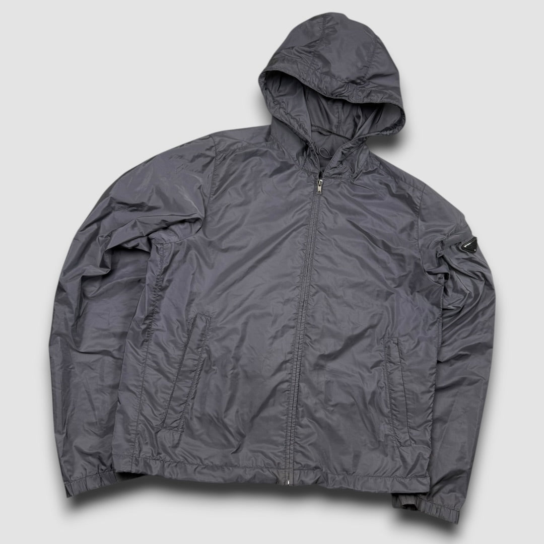 Prada nylon windbreaker 2014 grey - Medium