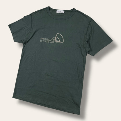 Stone Island tee dark green - Large