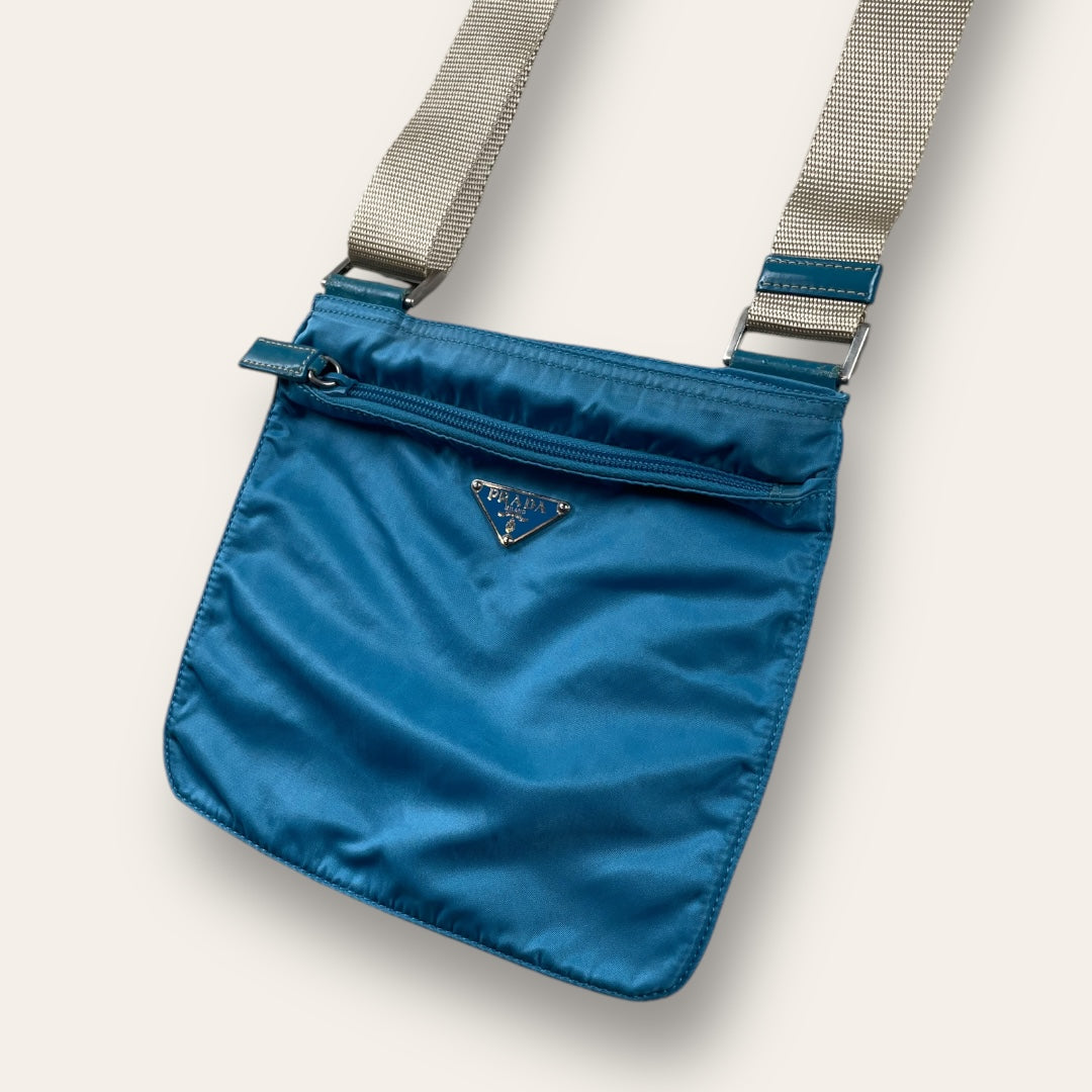 Prada shoulder bag blue