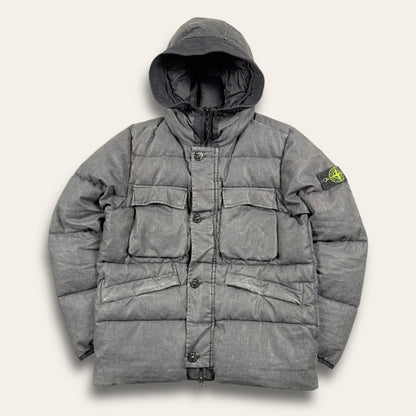 Stone Island Lino Resinato down tc Winterjacket grey - Large