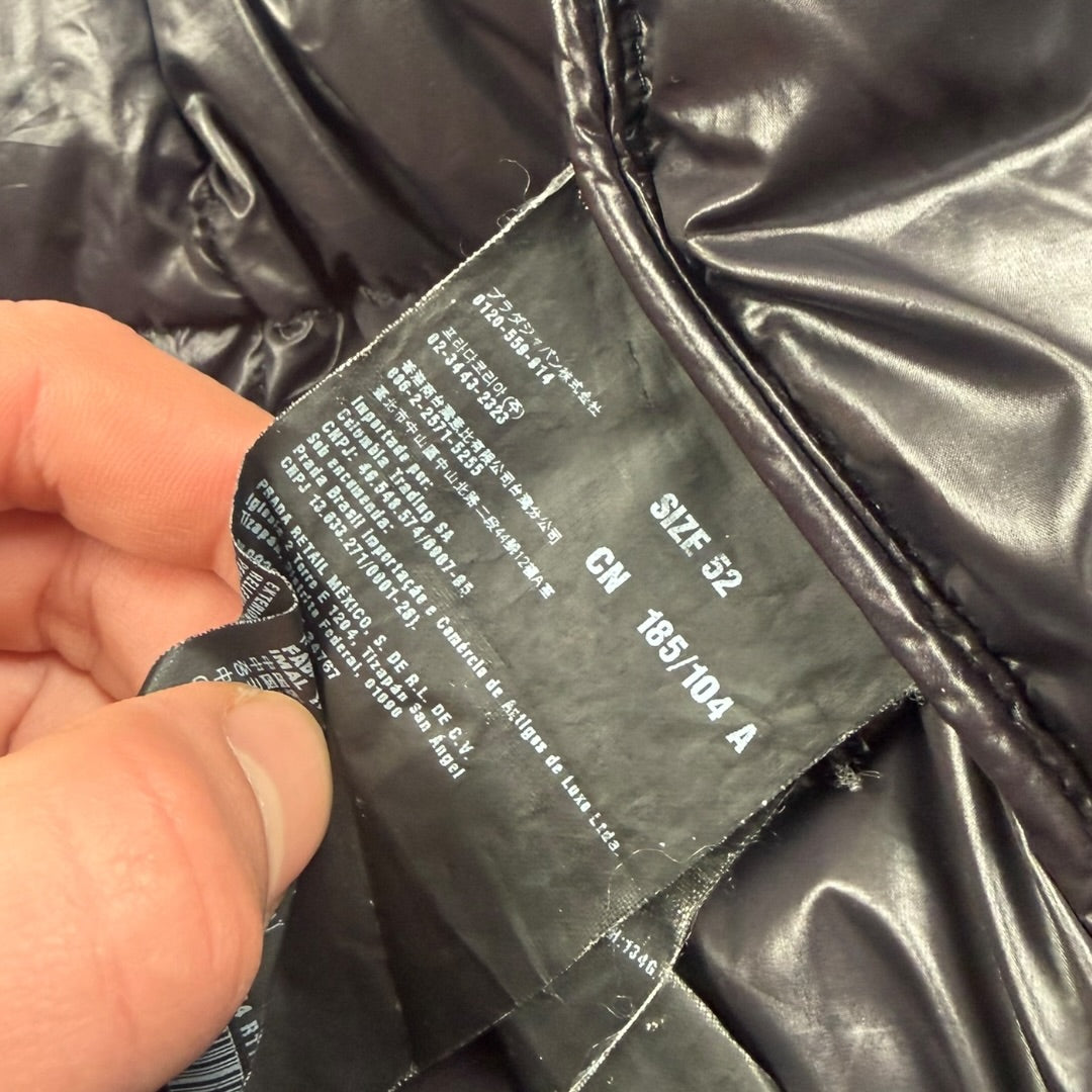 Prada down puffer jacket blue 2012 - Large