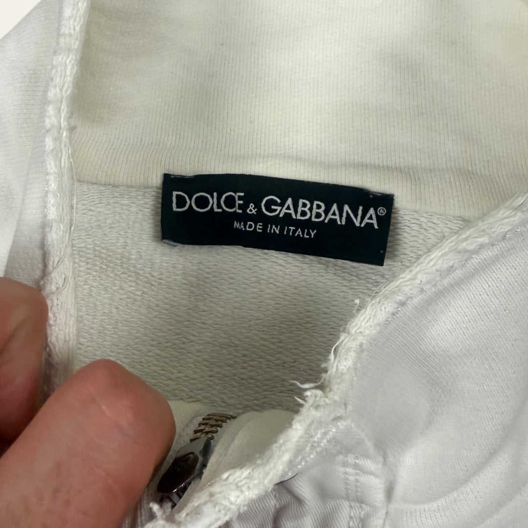 Dolce & Gabbana zip-up vest white - Medium