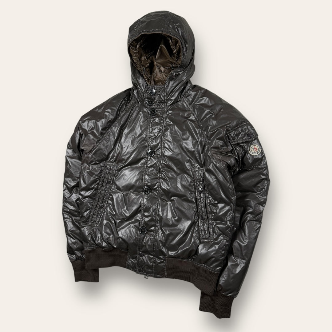 Moncler down jacket brown - Medium