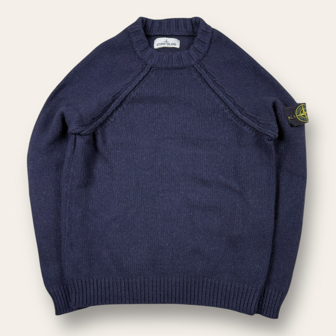 Stone Island knitted sweater navy - Medium