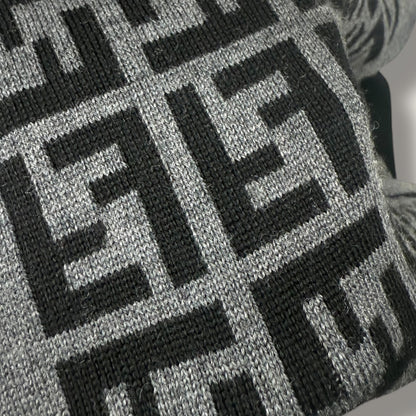 Fendi scarf black/grey