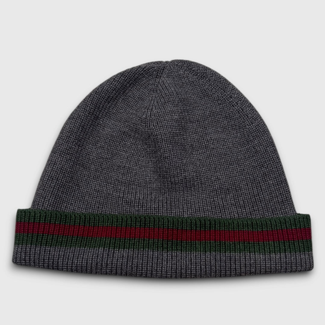 Gucci web stripes hat grey