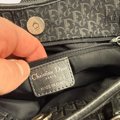 Christian Dior trotter multipocket handbag 2004 black