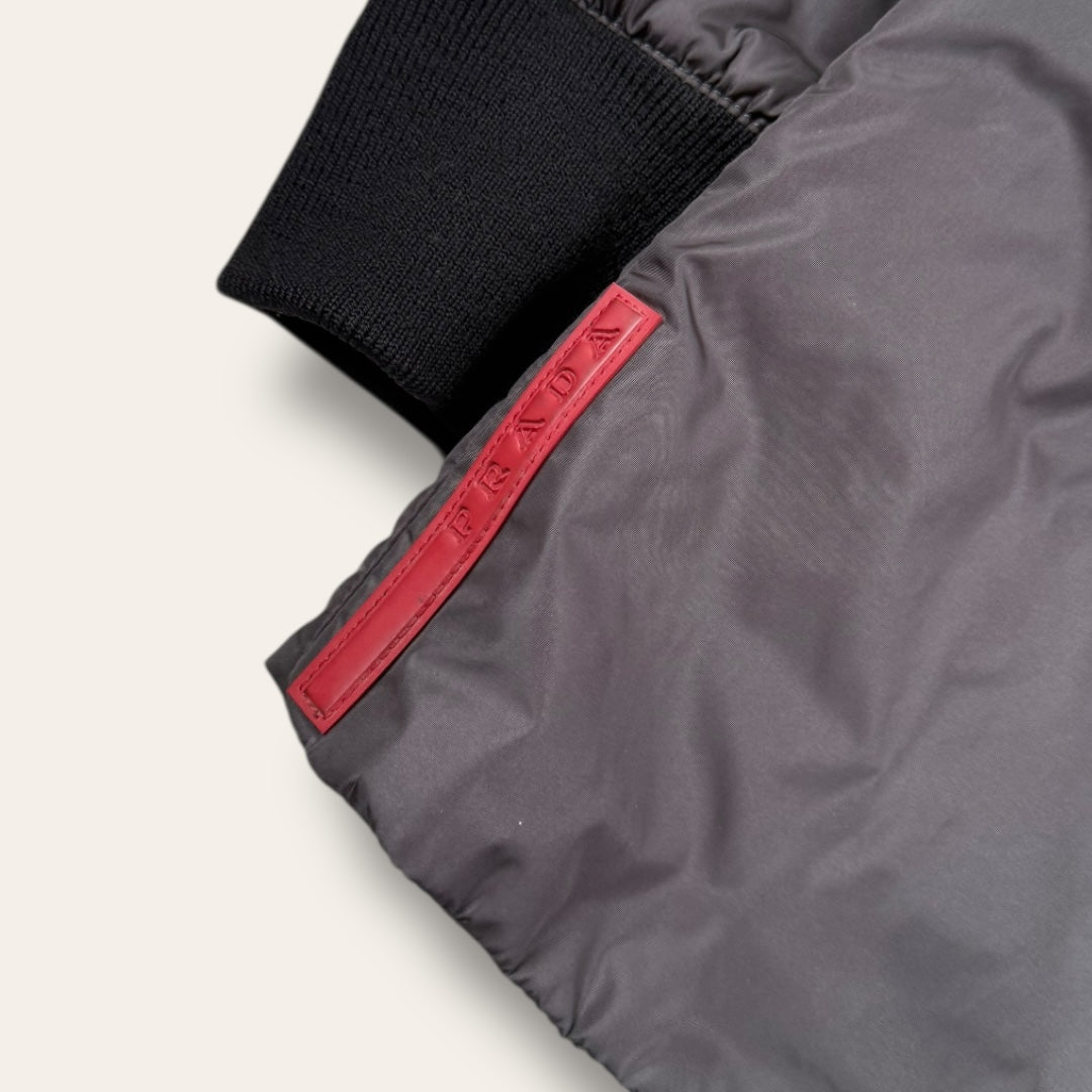 Prada sport bomber jacket grey - Small