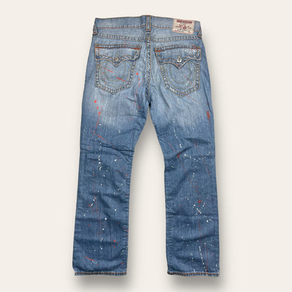 True religion paint splatter jeans - 36 (extra large)