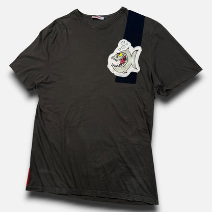 Prada tee dark green - Extra large