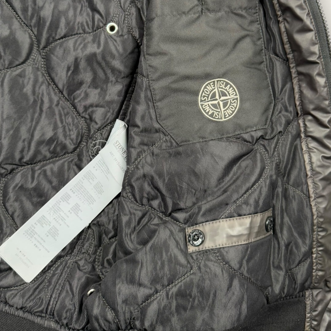 Stone Island mussola gommata winter jacket brown - Large