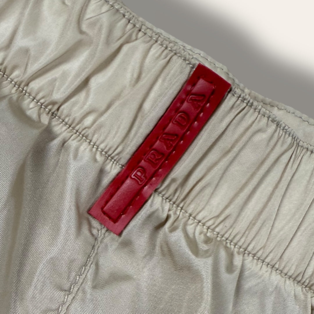 Prada sport swim trunks beige - Medium