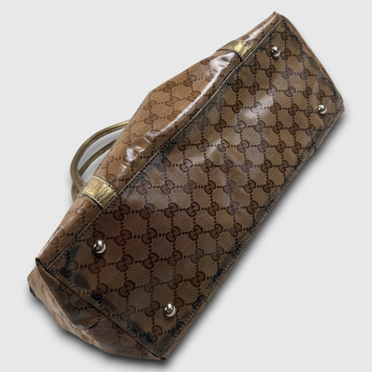 Gucci GG canvas plastific leather