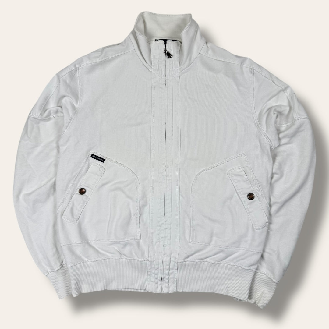 Dolce & Gabbana zip-up vest white - Medium