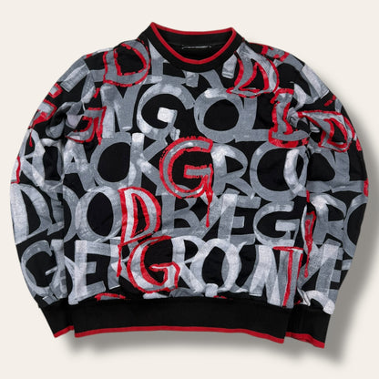 Dolce & Gabbana sweater black/grey - Medium