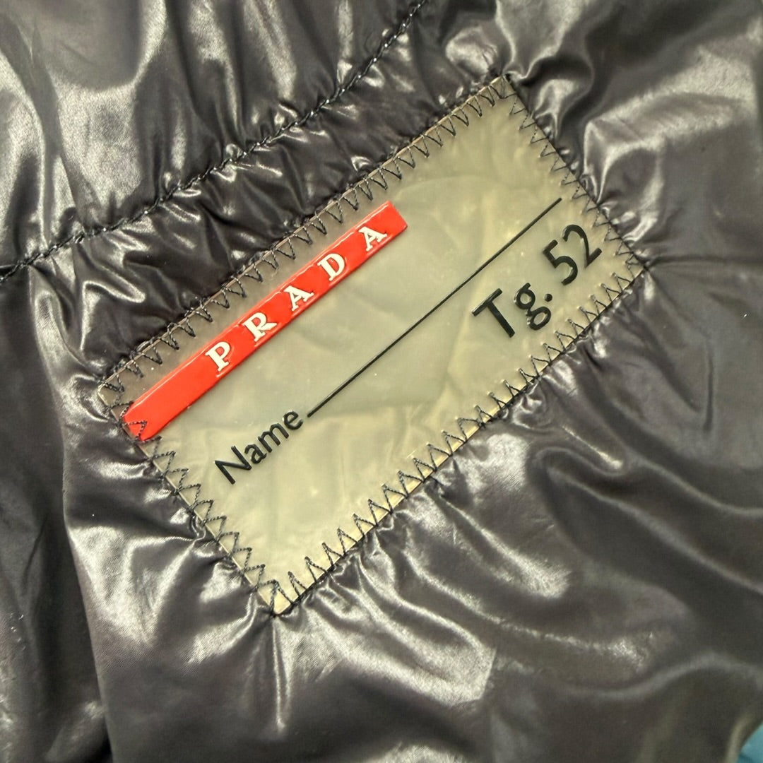 Prada down puffer jacket blue 2012 - Large