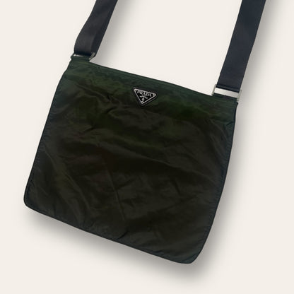 Prada shoulder bag khaki green