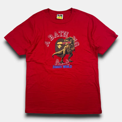 Bape jurrasic world tee red - Medium