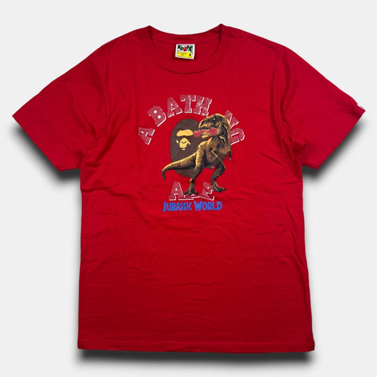 Bape jurrasic world tee red - Medium
