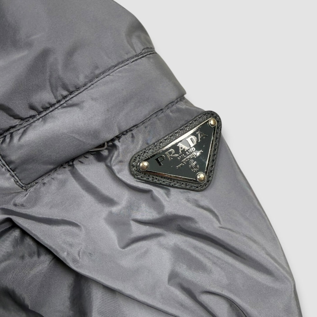 Prada nylon windbreaker 2014 grey - Medium