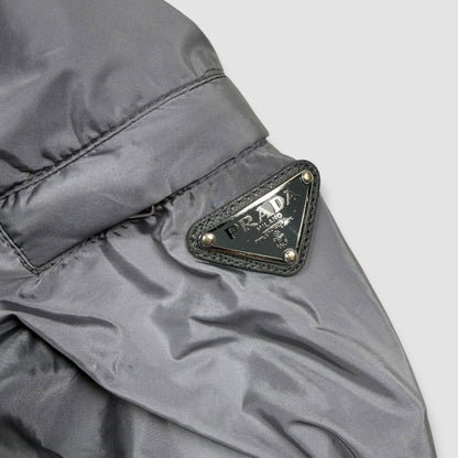 Prada nylon windbreaker 2014 grey - Medium