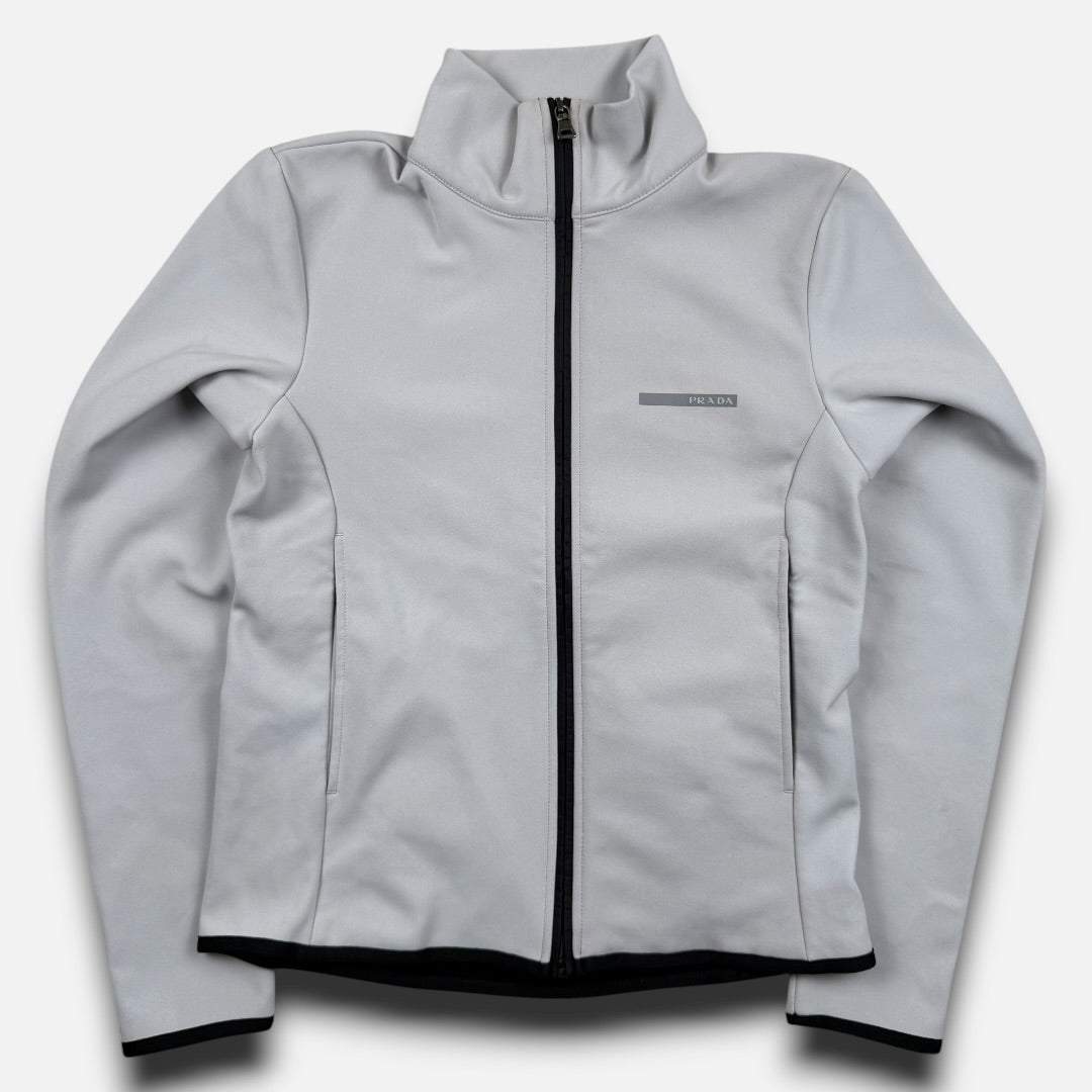 Prada zip up vest women’s grey - Medium