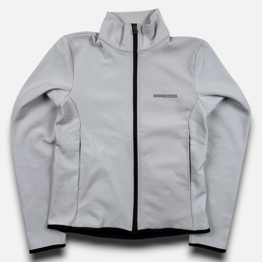 Prada zip up vest women’s grey - Medium