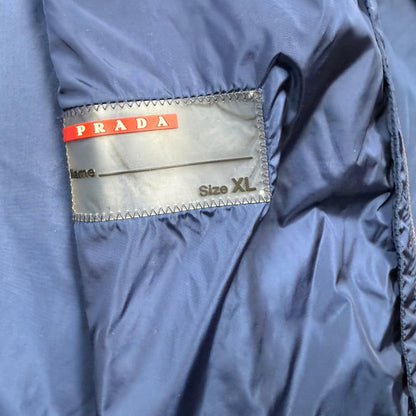 Prada sport short tab windbreaker blue SS/2009  - Large