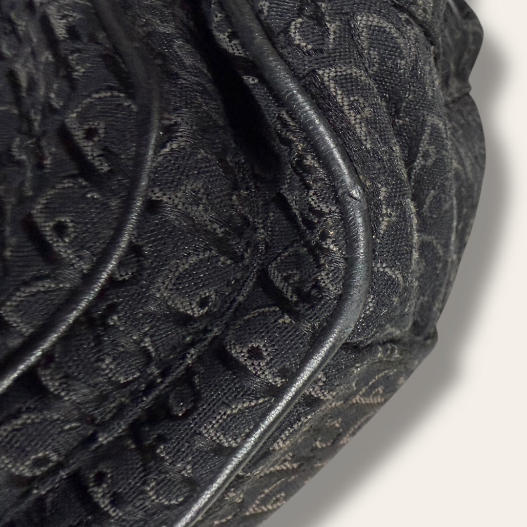 Christian Dior trotter multipocket handbag 2004 black