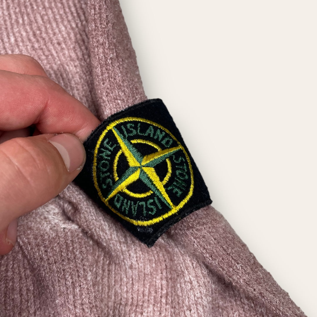 Stone Island hand sprayed treatment sweater pink - Medium