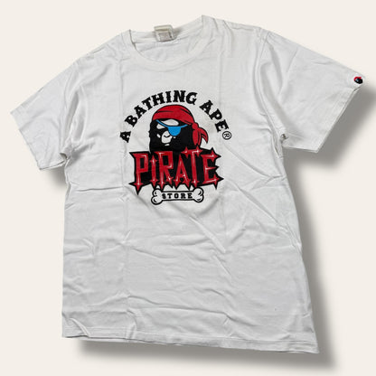 Bape pirates tee white - Medium
