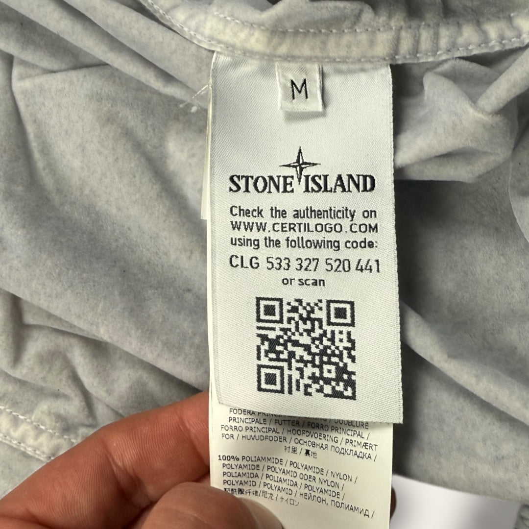 Stone Island lamy flock jacket grey - Medium
