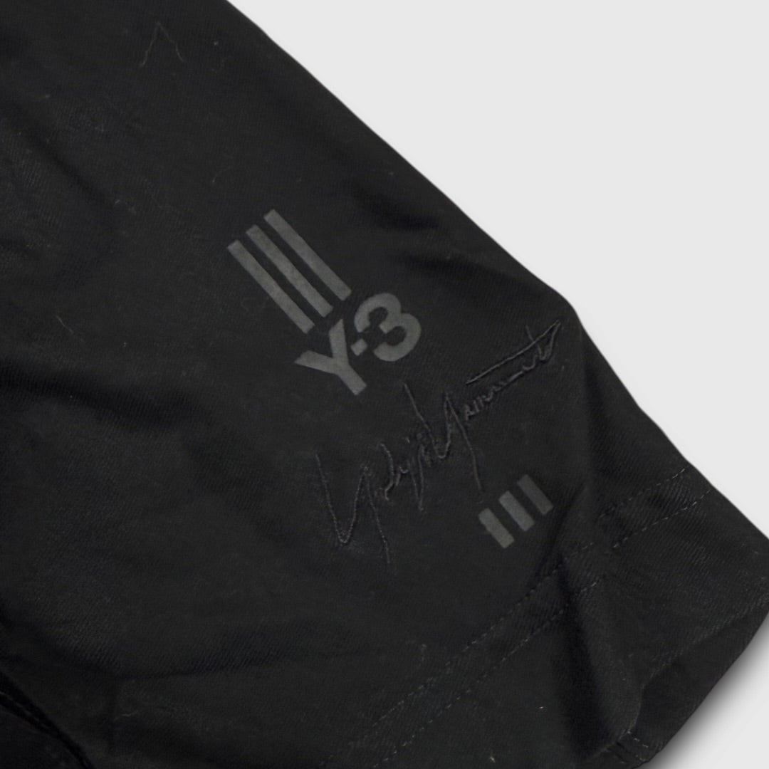 Y-3 adidas poloshirt black - large