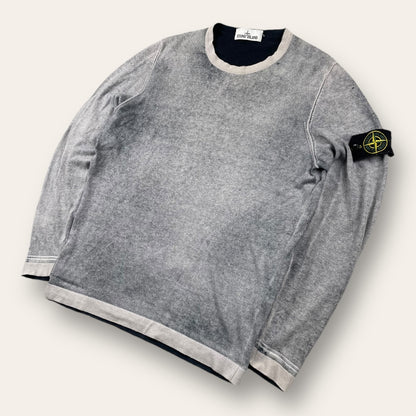 Stone Island sweater faded black - Medium