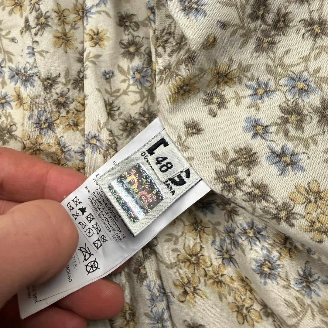 Dolce & Gabbana leather jacket beige - Medium