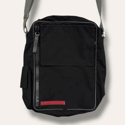 Prada sport shoulder bag black