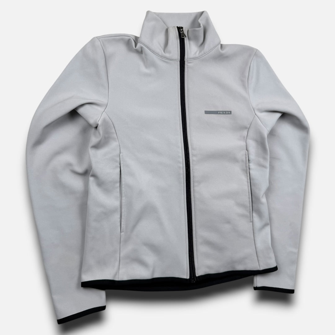 Prada zip up vest women’s grey - Medium