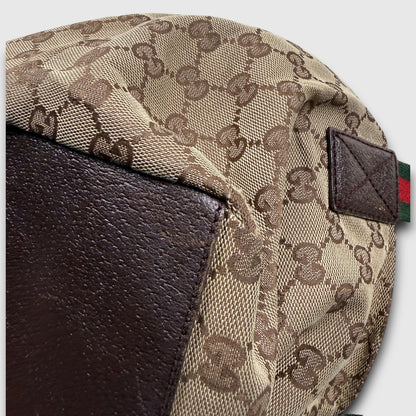 Gucci gg canvas web tote bag
