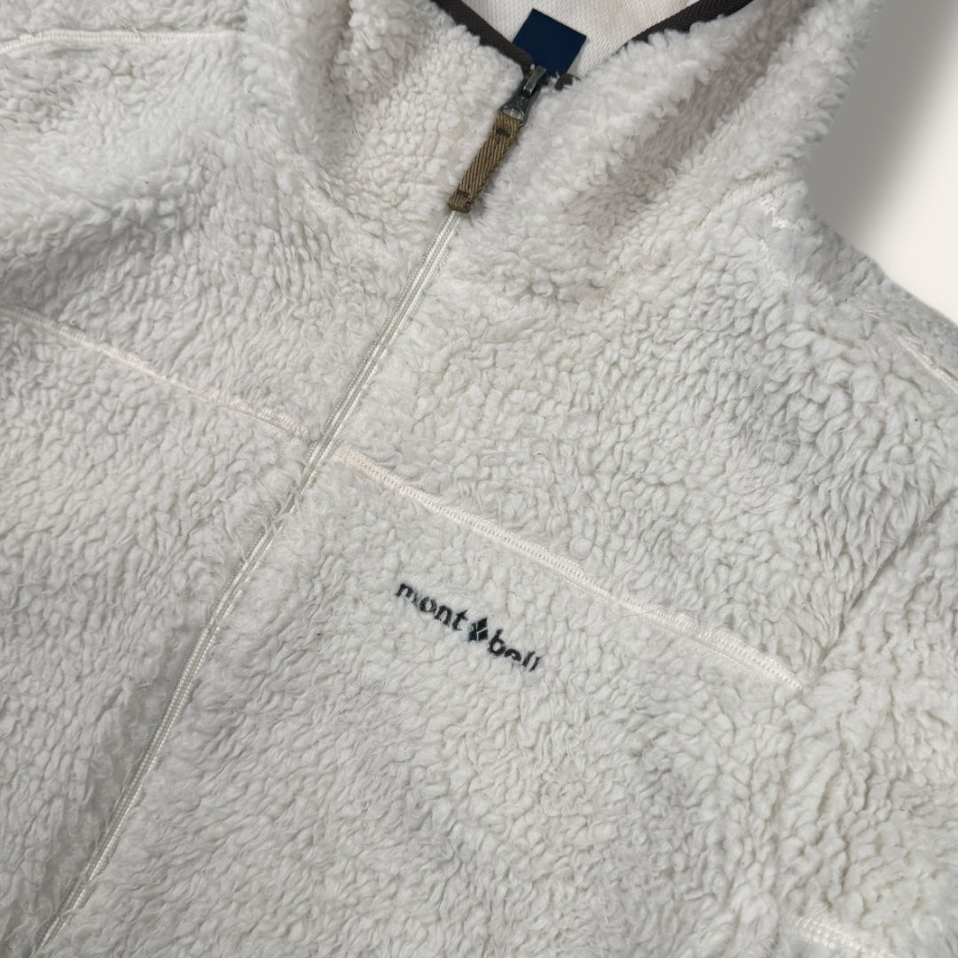 Montbell fleece jacket white - Medium