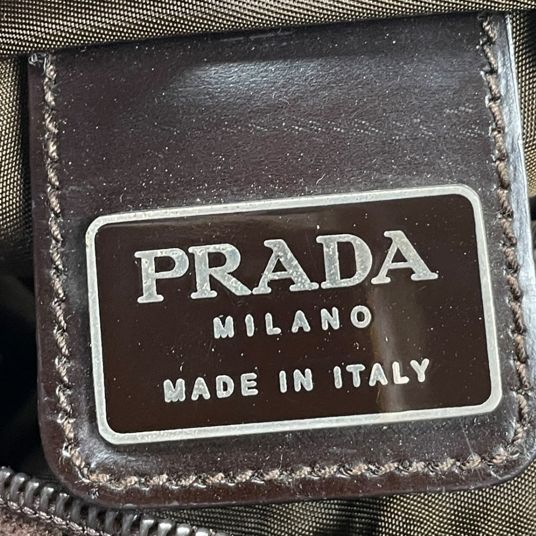 Prada shoulder bag brown