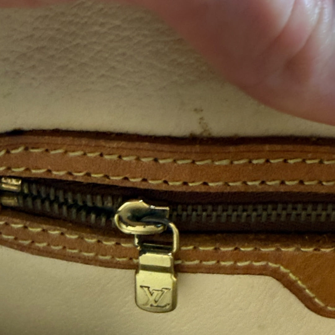 Louis vuitton bucket bag brown