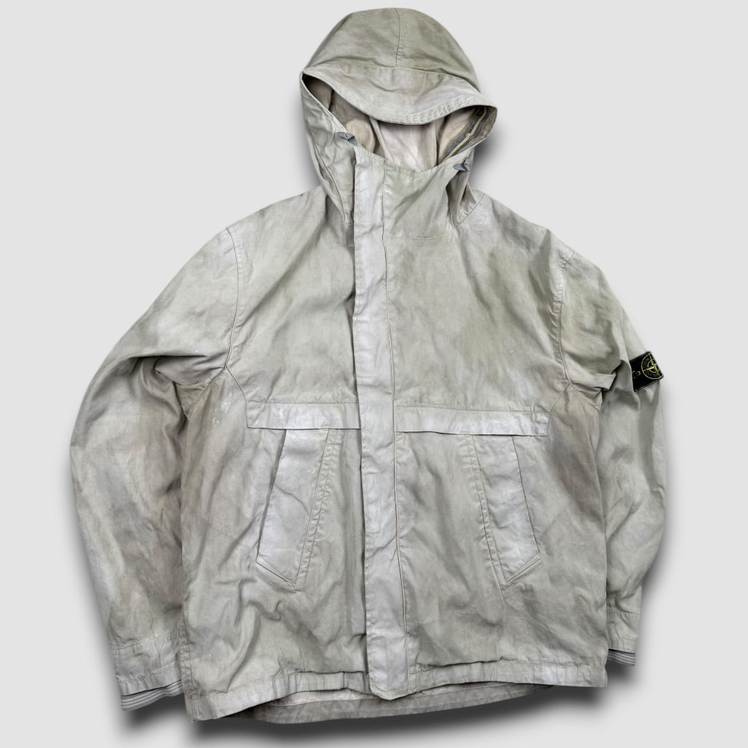 Stone Island Lino Flax frost badge jacket - extra large