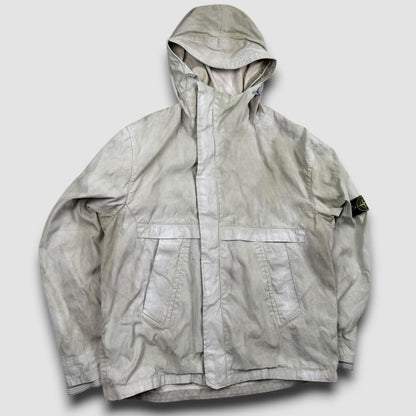 Stone Island Lino Flax frost badge jacket - extra large