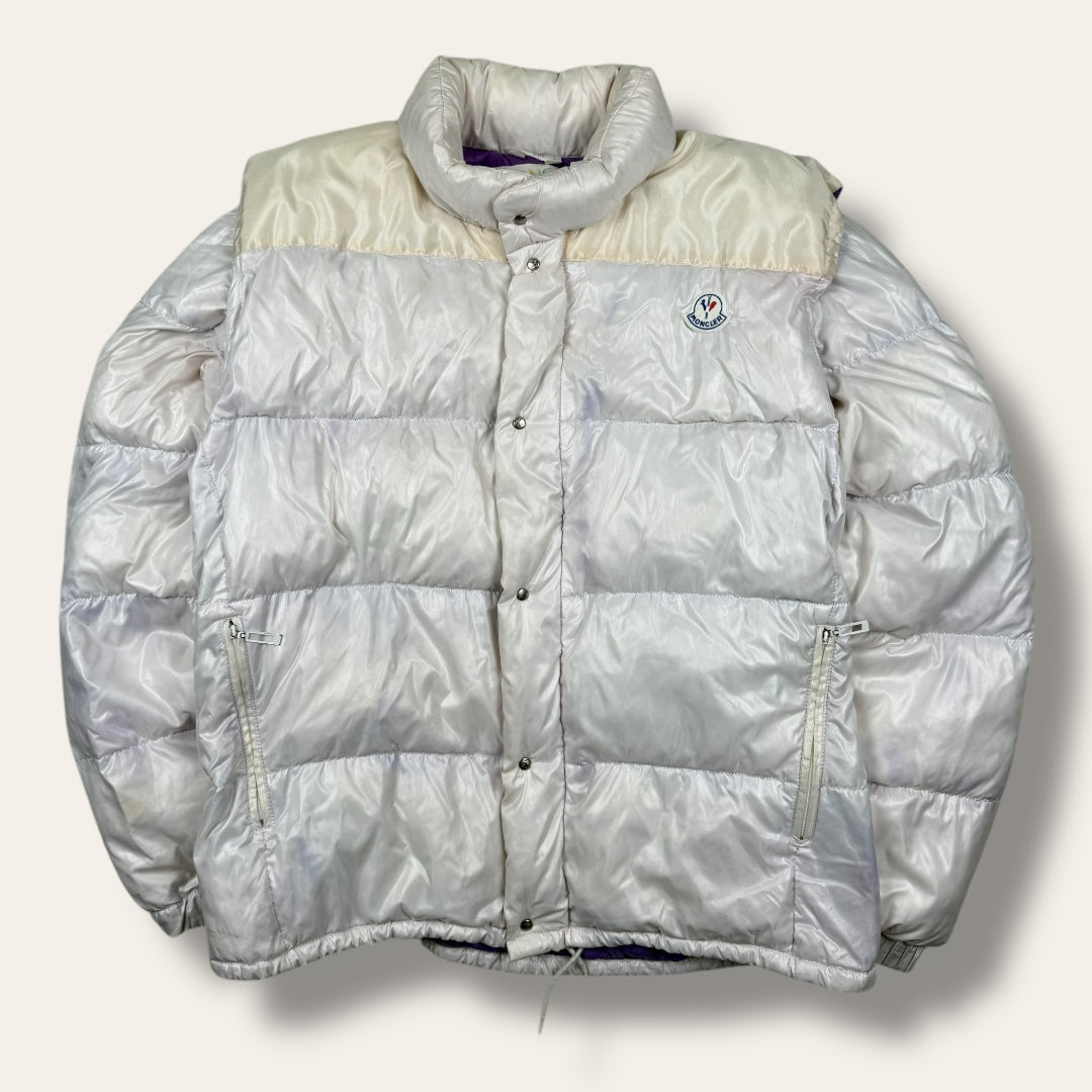 Moncler vintage puffer jacket white - Extra large
