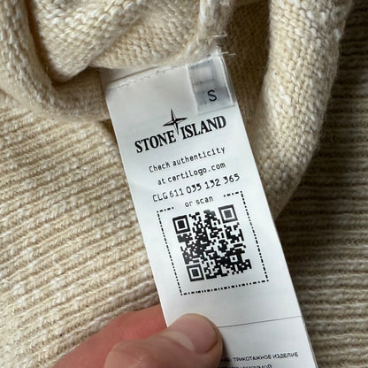 Stone island knitted sweater beige - Small