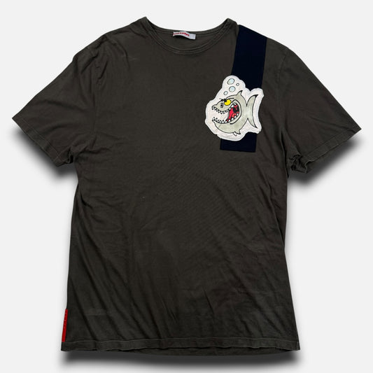 Prada tee dark green - Extra large