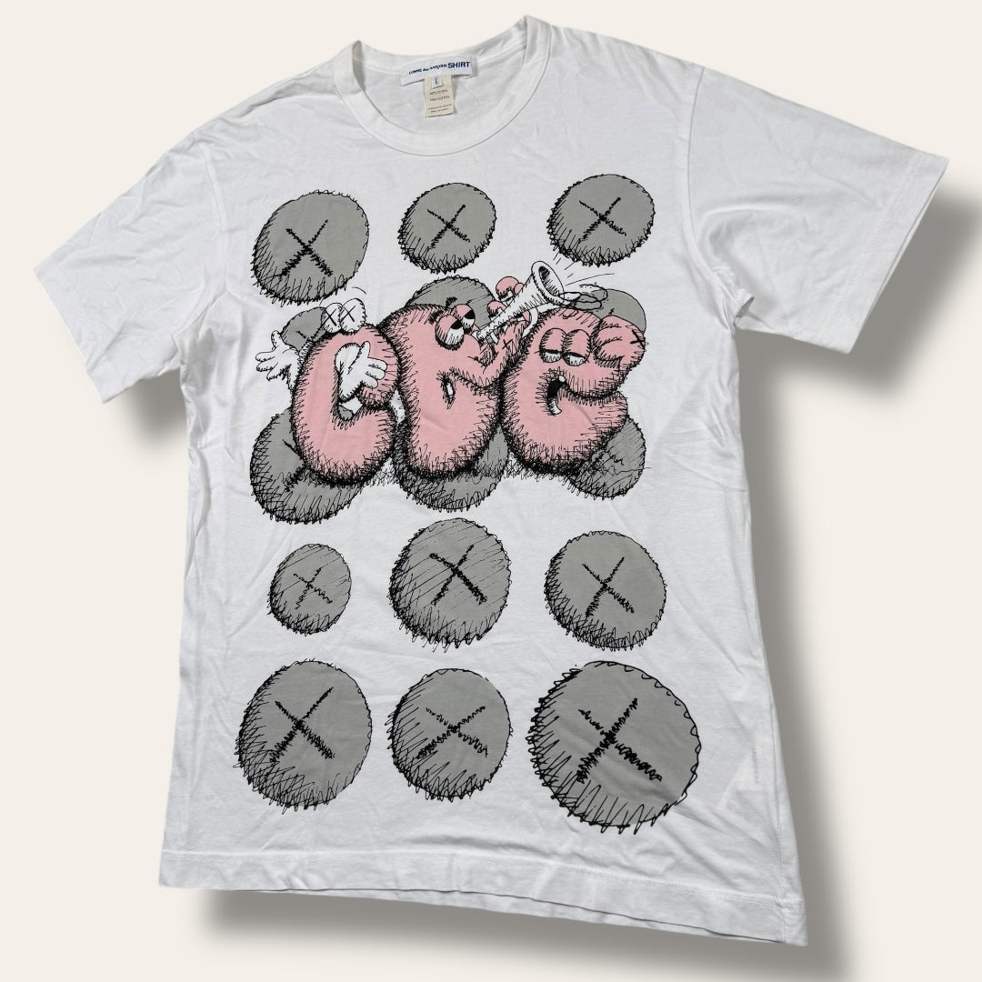 CDG tee white - Large