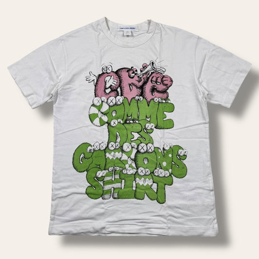 CDG tee white - Large